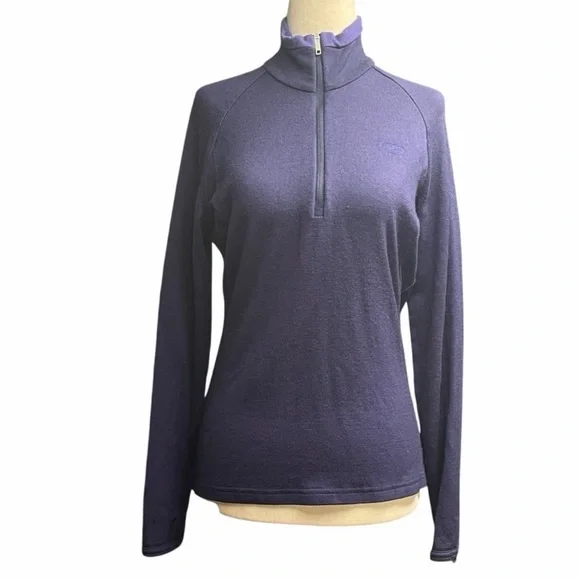 Icebreaker 320 Original Merino Wool Long Sleeve Half Zip Size Medium - Picture 2 of 2